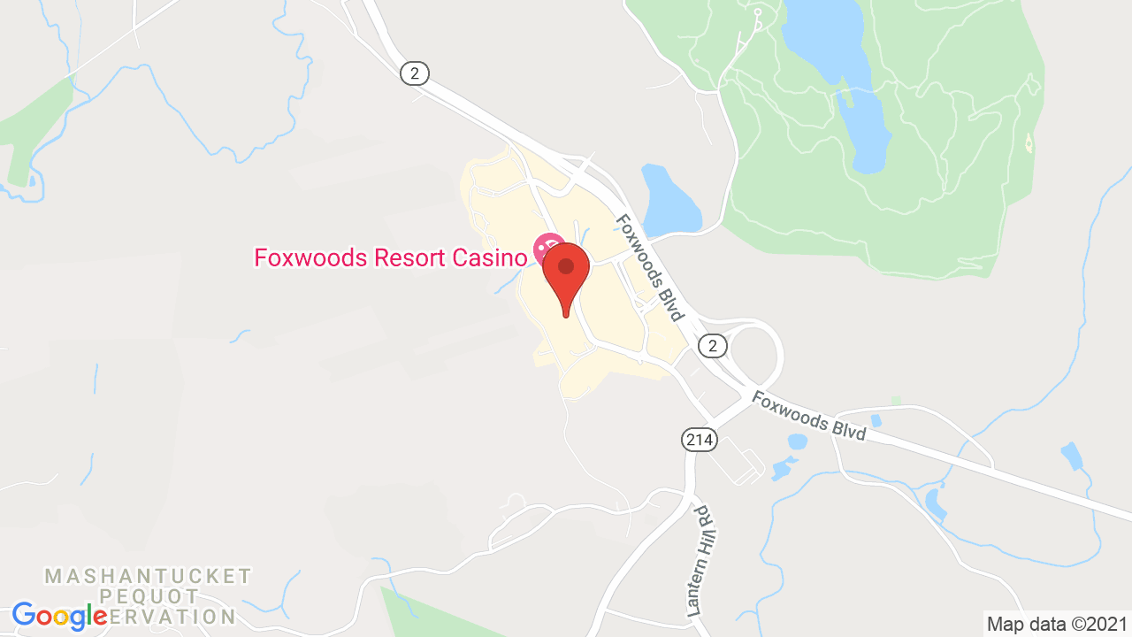 closest foxwoods casino and hotel map