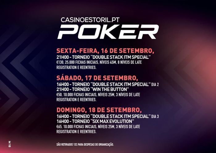 Torneios de poker casino estoril 2019 results
