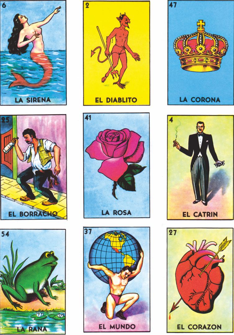 Printable loteria playing cards